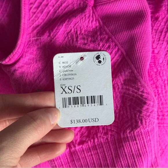 NWT FREE PEOPLE Good Karma Square-Neck Bra and High Rise 7/8 Leggings Set - Picture 7 of 10